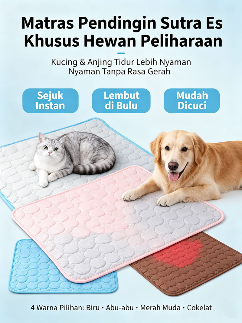 Kasur Pendingin Hewan Peliharaan
