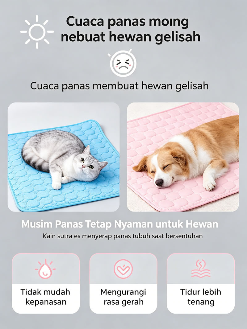 Kasur Pendingin Hewan Peliharaan