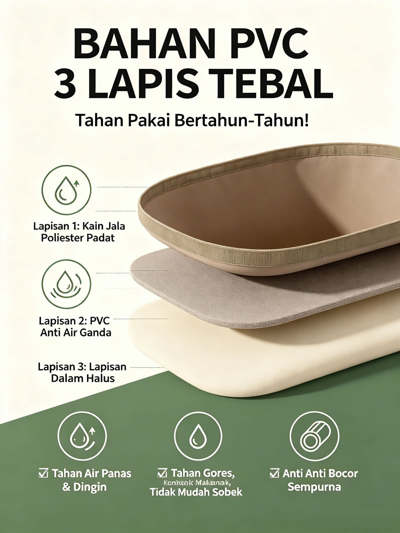 Bek air berlipat berkemah